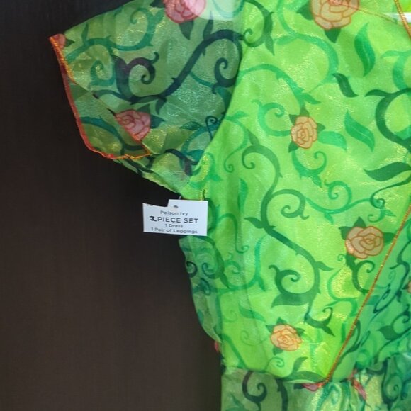 Teen Girls DC Comics 2 Piece Poison Ivy Costume - Size 14-16 NWT - Picture 8 of 8